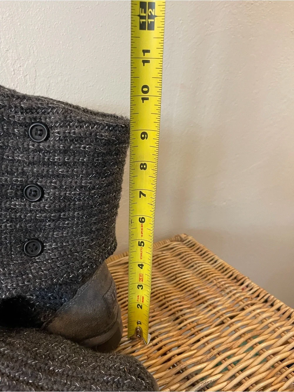 UGG Charcoal Knit Boots